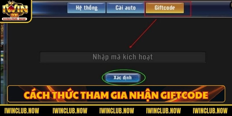 Cách thức để tham gia chương trình nhận giftcode từ cổng cược