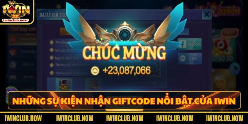 Những sự kiện nhận giftcode nổi bật và đặc sắc từ cổng cược